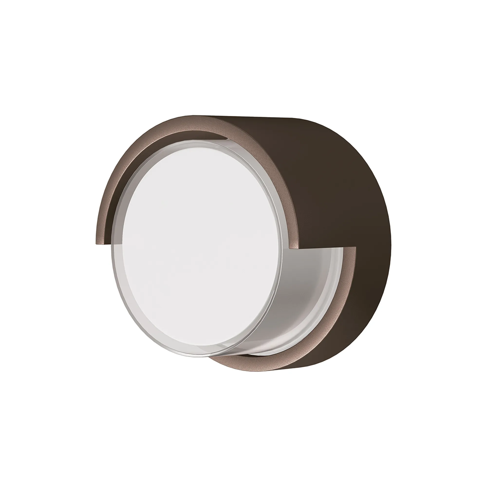 M8856  Creek Round Top Frame Wall Light, 15W LED, CCT, IP65 Outdoor, Rust Brown